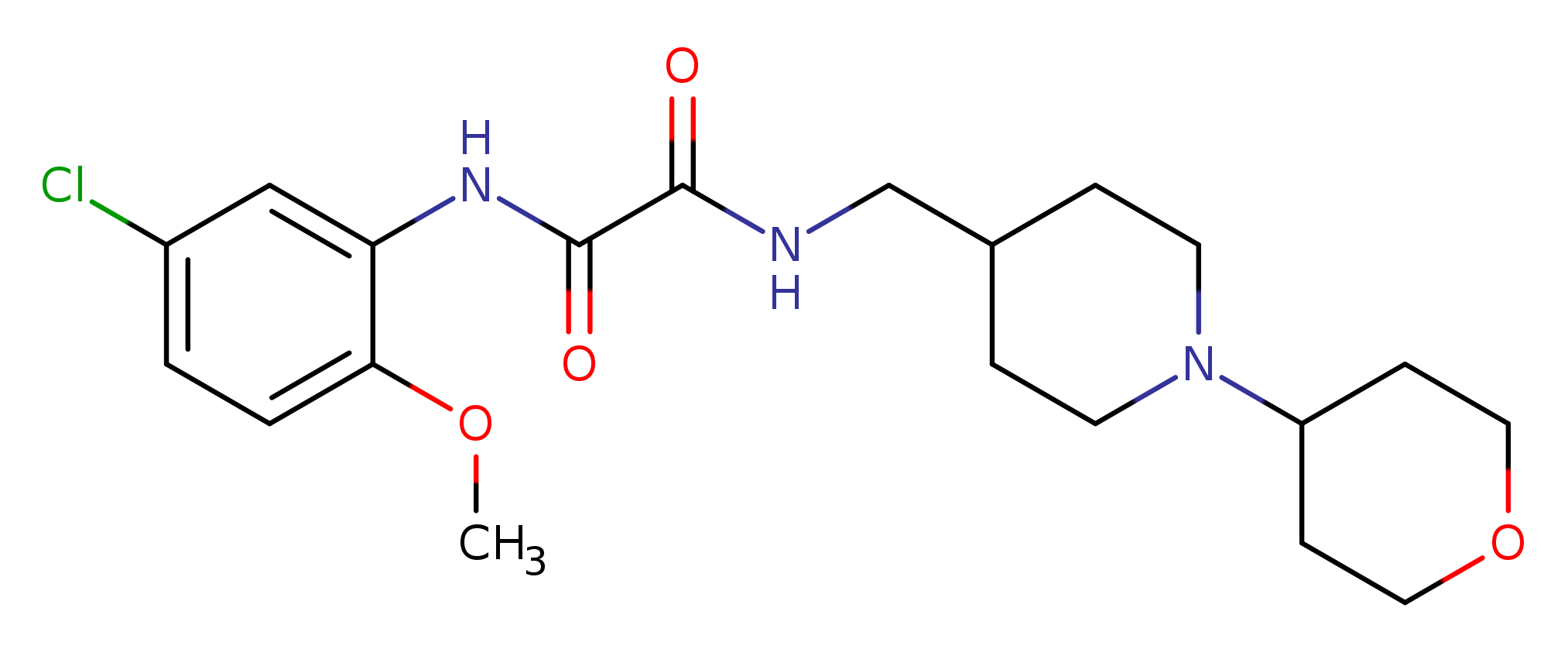 N'-(5-chloro-2-methoxyphenyl)-N-{[1-(oxan-4-yl)piperidin-4-yl]methyl}ethanediamide
