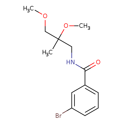 3-bromo-N-(2,3-dimethoxy-2-methylpropyl)benzamide