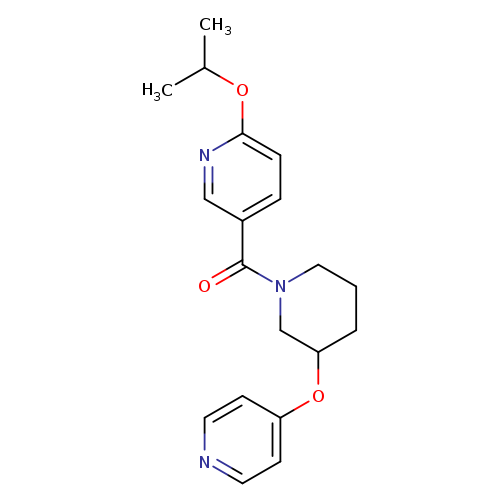 2-(propan-2-yloxy)-5-[3-(pyridin-4-yloxy)piperidine-1-carbonyl]pyridine