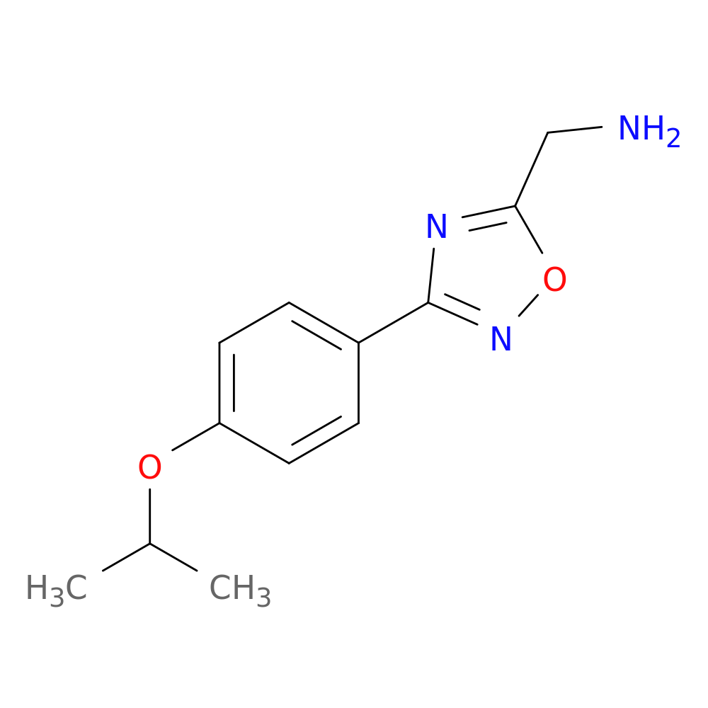 1-{3-[4-(propan-2-yloxy)phenyl]-1,2,4-oxadiazol-5-yl}methanamine