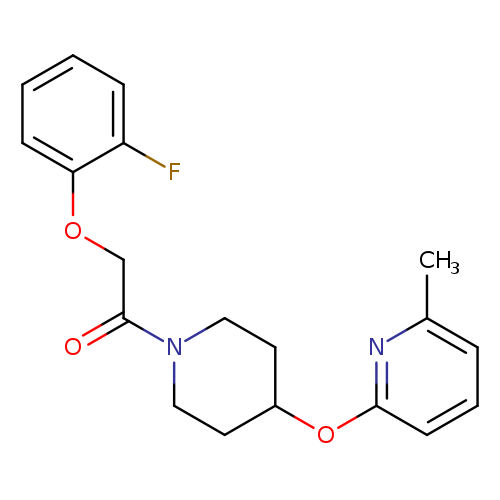 2-(2-fluorophenoxy)-1-{4-[(6-methylpyridin-2-yl)oxy]piperidin-1-yl}ethan-1-one