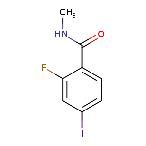 N-METHYL-2-FLUORO-4-IODOBENZAMIDE