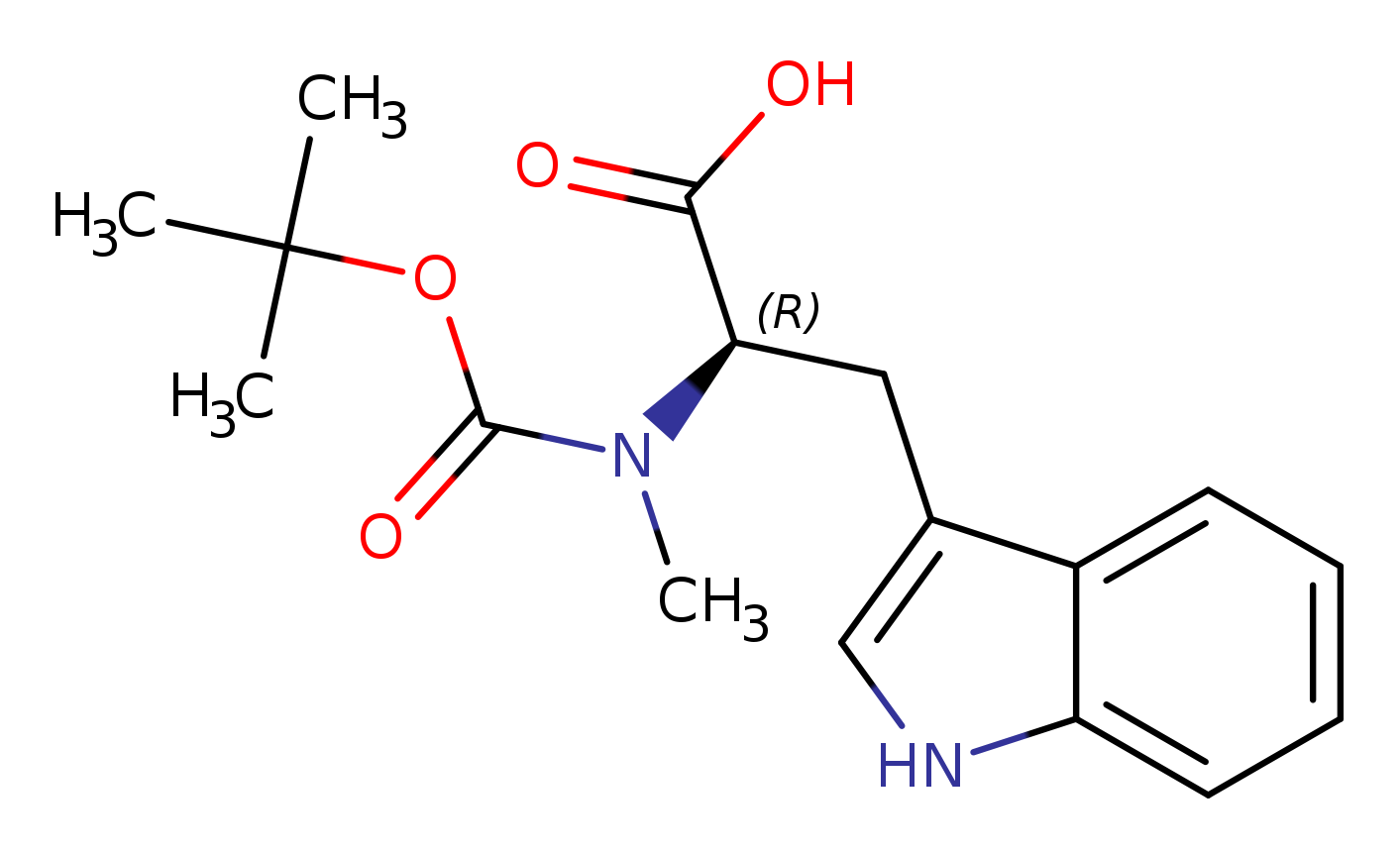 Boc-Nalpha-methyl-D-tryptophan