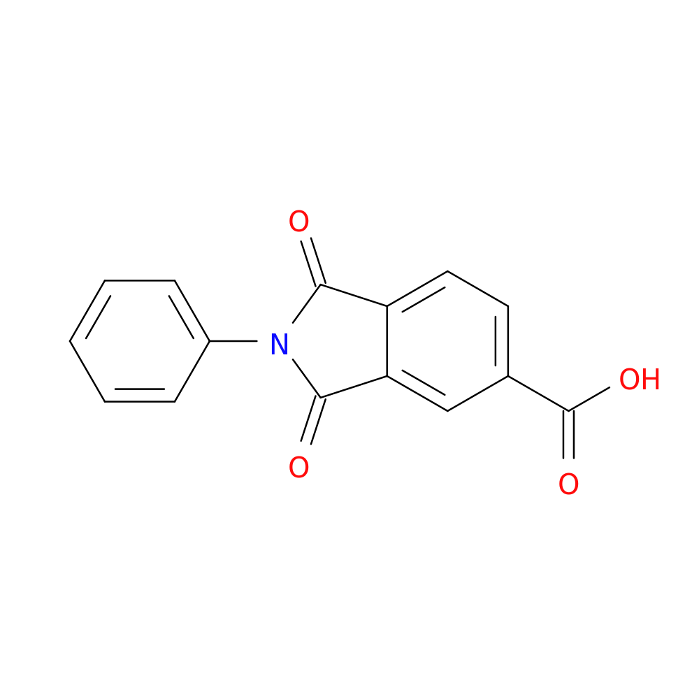 1,3-Dioxo-2-phenylisoindoline-5-carboxylic acid