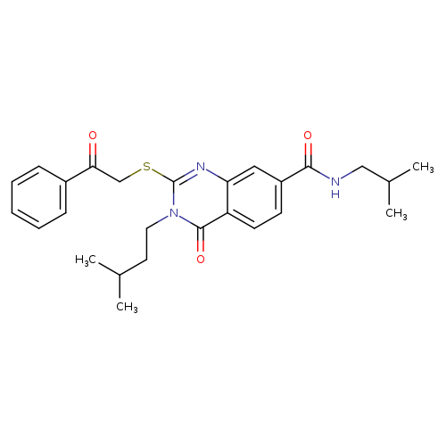 3-(3-methylbutyl)-N-(2-methylpropyl)-4-oxo-2-[(2-oxo-2-phenylethyl)sulfanyl]-3,4-dihydroquinazoline-7-carboxamide