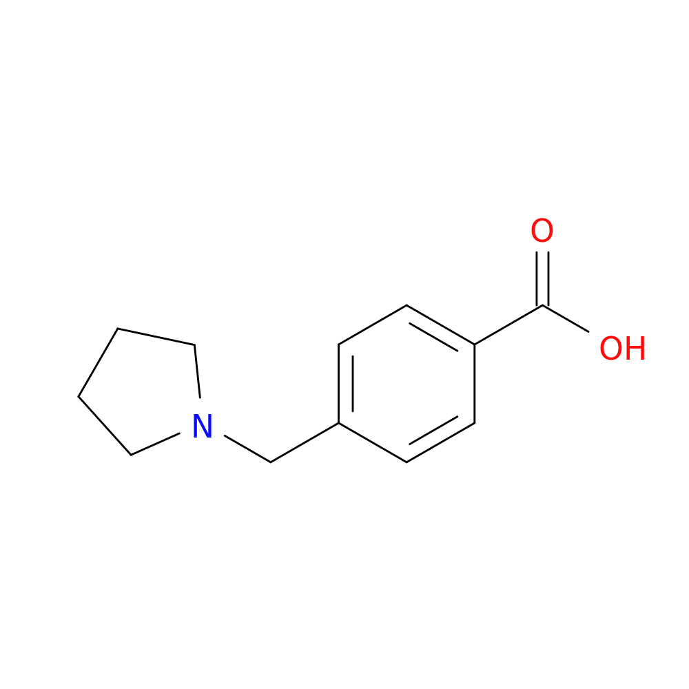 4-(Pyrrolidin-1-ylmethyl)benzoic acid