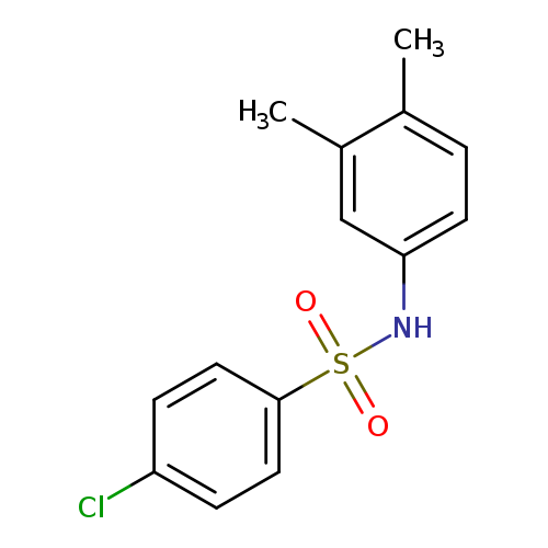 4-chloro-N-(3,4-dimethylphenyl)benzenesulfonamide