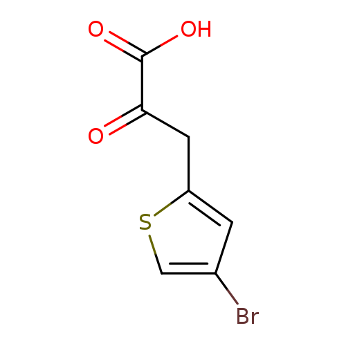 3-(4-BROMOTHIOPHEN-2-YL)-2-OXOPROPANOIC ACID