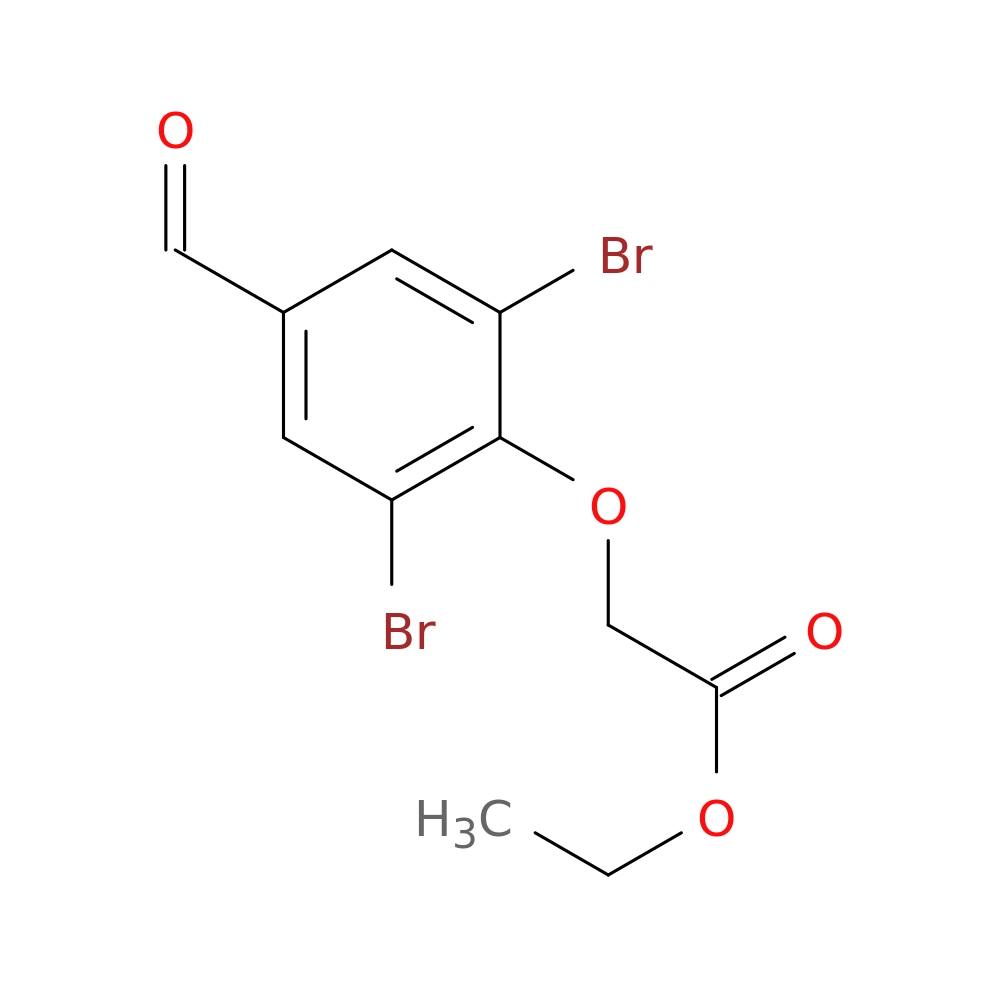 ethyl (2,6-dibromo-4-formylphenoxy)acetate