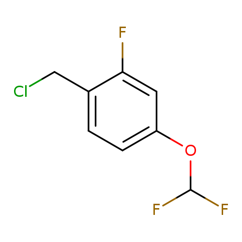 1-(chloromethyl)-4-(difluoromethoxy)-2-fluorobenzene