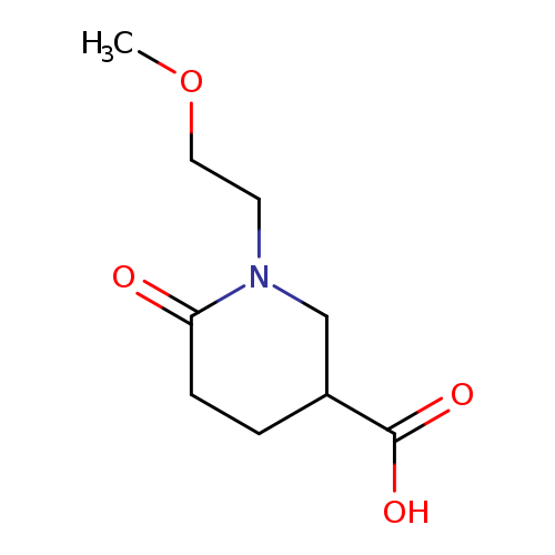 1-(2-Methoxyethyl)-6-oxopiperidine-3-carboxylic acid