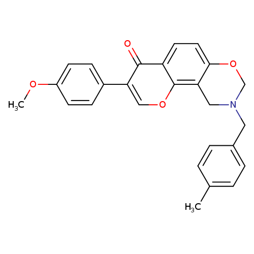3-(4-methoxyphenyl)-9-[(4-methylphenyl)methyl]-4H,8H,9H,10H-chromeno[8,7-e][1,3]oxazin-4-one