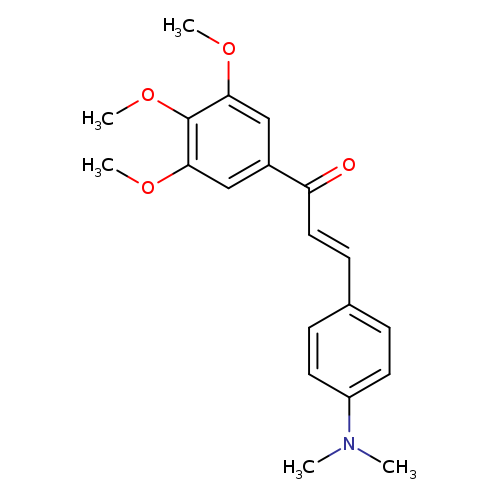 (2E)-3-[4-(dimethylamino)phenyl]-1-(3,4,5-trimethoxyphenyl)prop-2-en-1-one