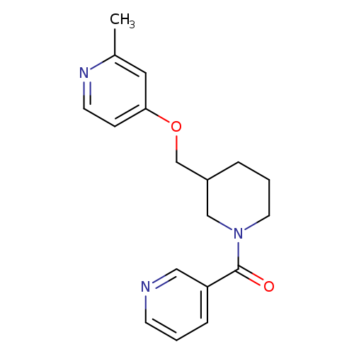 2-methyl-4-{[1-(pyridine-3-carbonyl)piperidin-3-yl]methoxy}pyridine