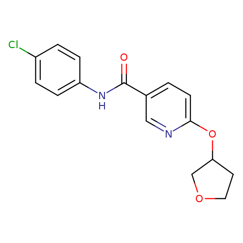 N-(4-chlorophenyl)-6-(oxolan-3-yloxy)pyridine-3-carboxamide