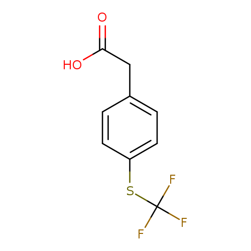 Benzeneacetic acid, 4-[(trifluoromethyl)thio]-