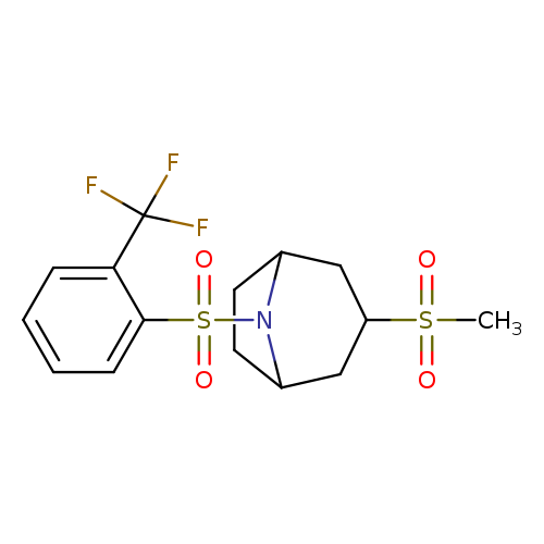 3-methanesulfonyl-8-[2-(trifluoromethyl)benzenesulfonyl]-8-azabicyclo[3.2.1]octane