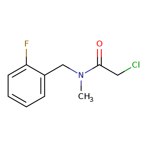 2-chloro-N-[(2-fluorophenyl)methyl]-N-methylacetamide