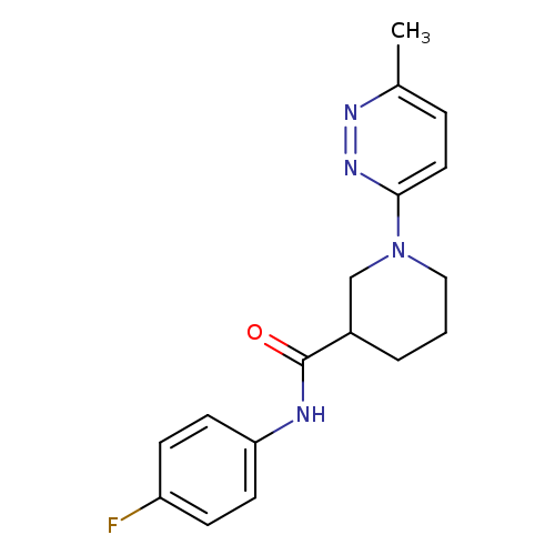 N-(4-fluorophenyl)-1-(6-methylpyridazin-3-yl)piperidine-3-carboxamide