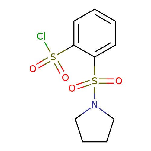 2-(pyrrolidine-1-sulfonyl)benzene-1-sulfonyl chloride