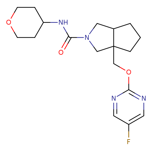 3a-{[(5-fluoropyrimidin-2-yl)oxy]methyl}-N-(oxan-4-yl)-octahydrocyclopenta[c]pyrrole-2-carboxamide