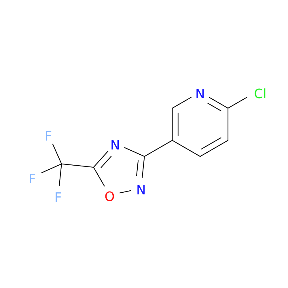 3-(6-Chloropyridin-3-yl)-5-(trifluoromethyl)-1,2,4-oxadiazole
