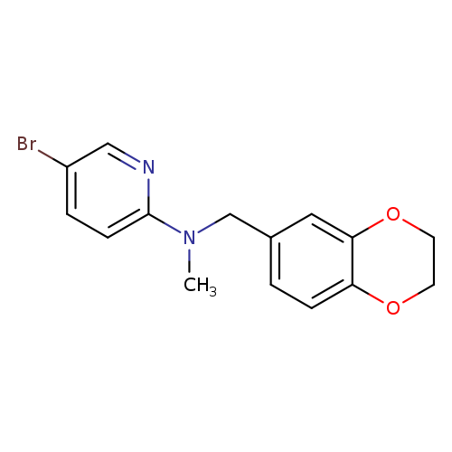 5-bromo-N-[(2,3-dihydro-1,4-benzodioxin-6-yl)methyl]-N-methylpyridin-2-amine