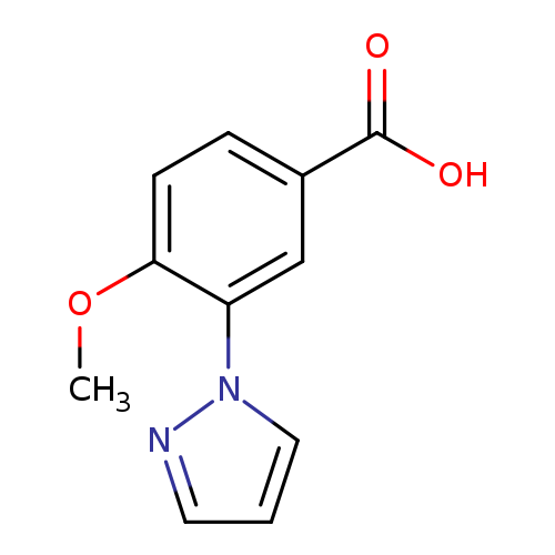 4-methoxy-3-(1H-pyrazol-1-yl)benzoic acid