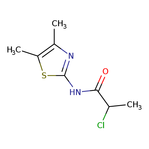 2-chloro-N-(dimethyl-1,3-thiazol-2-yl)propanamide