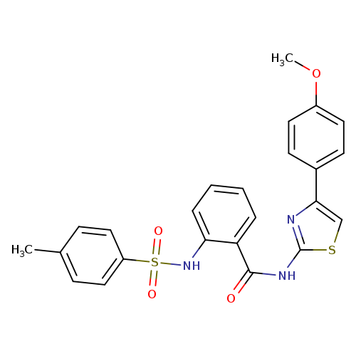 N-[4-(4-methoxyphenyl)-1,3-thiazol-2-yl]-2-(4-methylbenzenesulfonamido)benzamide