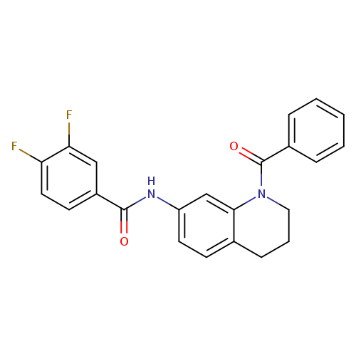 N-(1-benzoyl-1,2,3,4-tetrahydroquinolin-7-yl)-3,4-difluorobenzamide