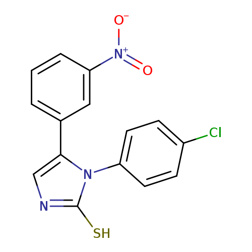 1-(4-Chlorophenyl)-5-(3-nitrophenyl)-1H-imidazole-2-thiol