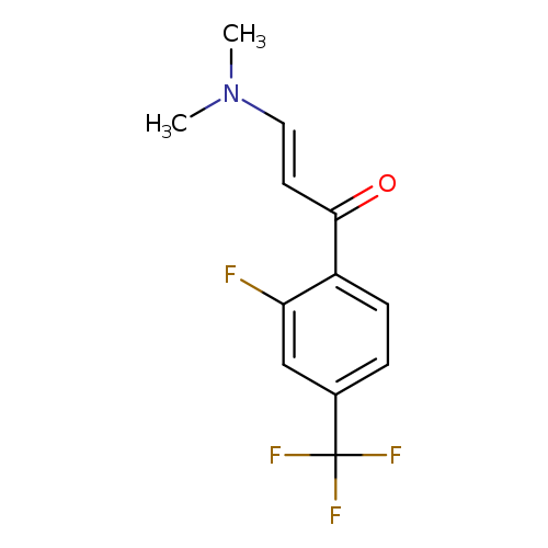 (2E)-3-(Dimethylamino)-1-[2-fluoro-4-(trifluoromethyl)phenyl]prop-2-en-1-one