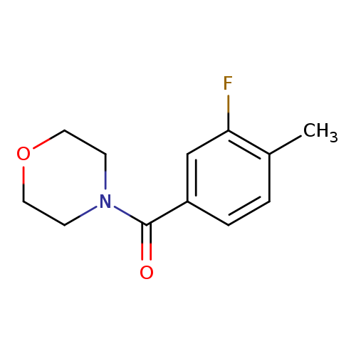 (3-fluoro-4-methylphenyl)(morpholino)methanone