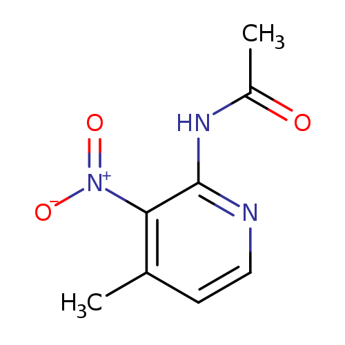 2-Acetamido-3-nitro-4-picolline