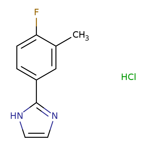 2-(4-fluoro-3-methylphenyl)-1H-imidazole hydrochloride