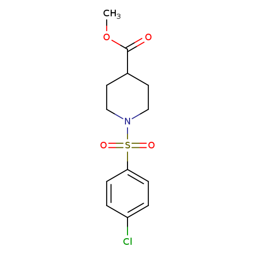 Methyl 1-((4-chlorophenyl)sulfonyl)piperidine-4-carboxylate