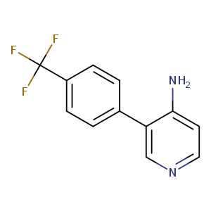 3-(4-(Trifluoromethyl)phenyl)pyridin-4-amine