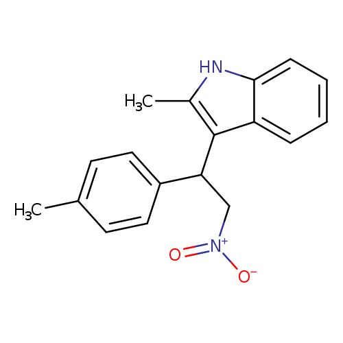 2-methyl-3-(2-nitro-1-(p-tolyl)ethyl)-1H-indole