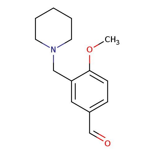 4-Methoxy-3-(piperidin-1-ylmethyl)benzaldehyde
