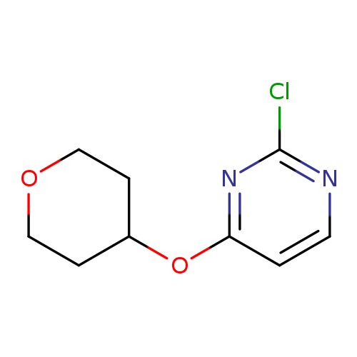 2-Chloro-4-((tetrahydro-2H-pyran-4-yl)oxy)pyrimidine