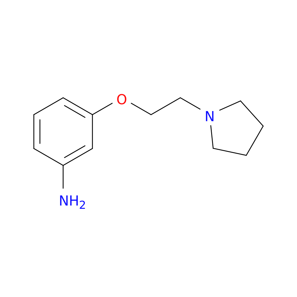 3-[2-(1-Pyrrolidinyl)ethoxy]benzenamine