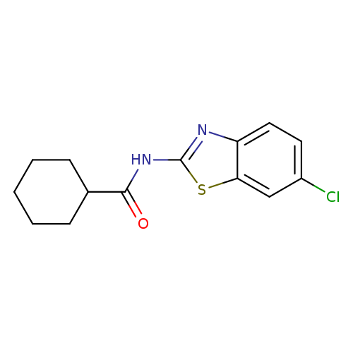 N-(6-chloro-1,3-benzothiazol-2-yl)cyclohexanecarboxamide