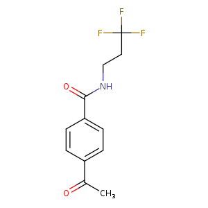 4-Acetyl-N-(3,3,3-trifluoropropyl)benzamide