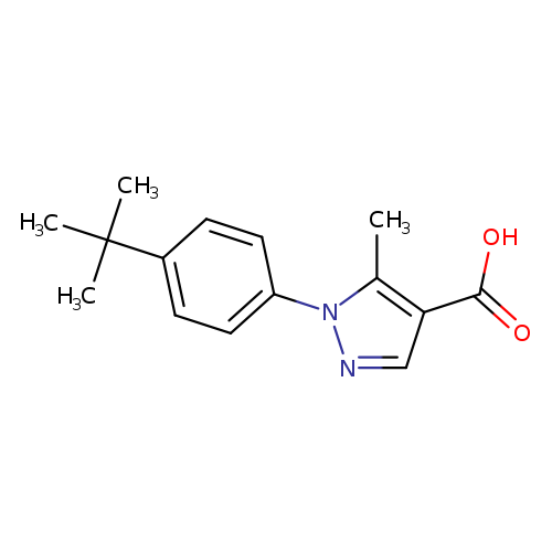 1-(4-tert-butylphenyl)-5-methyl-1H-pyrazole-4-carboxylicacid