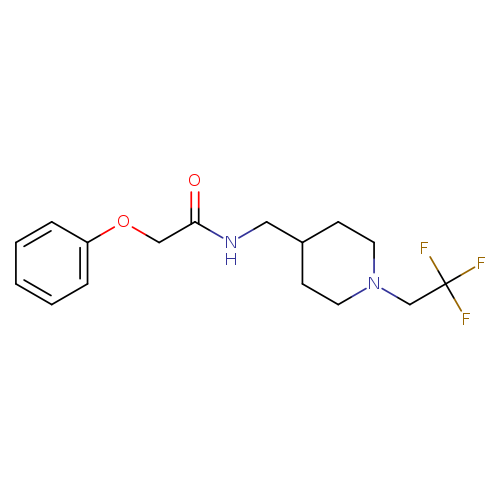 2-phenoxy-N-{[1-(2,2,2-trifluoroethyl)piperidin-4-yl]methyl}acetamide