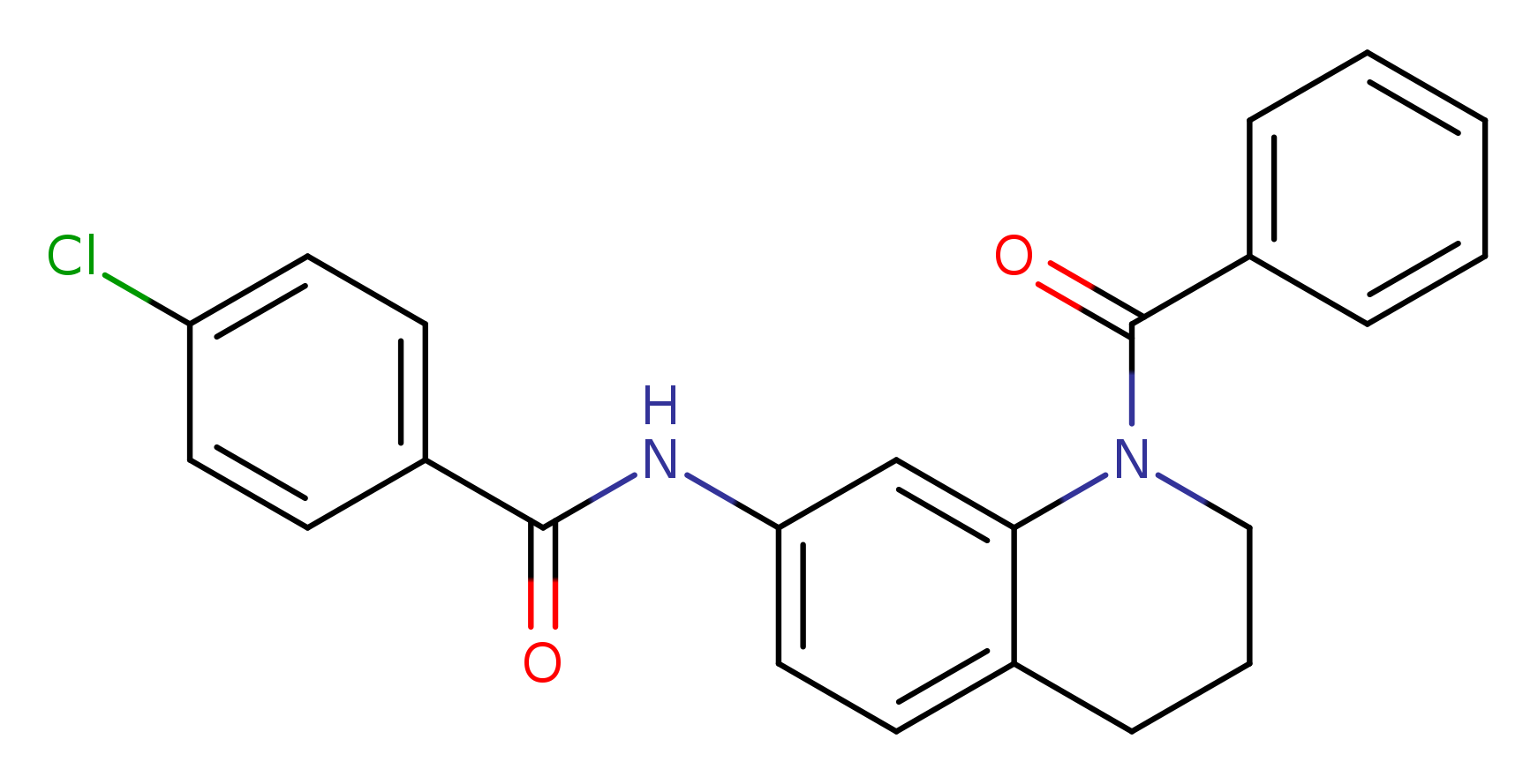 N-(1-benzoyl-1,2,3,4-tetrahydroquinolin-7-yl)-4-chlorobenzamide