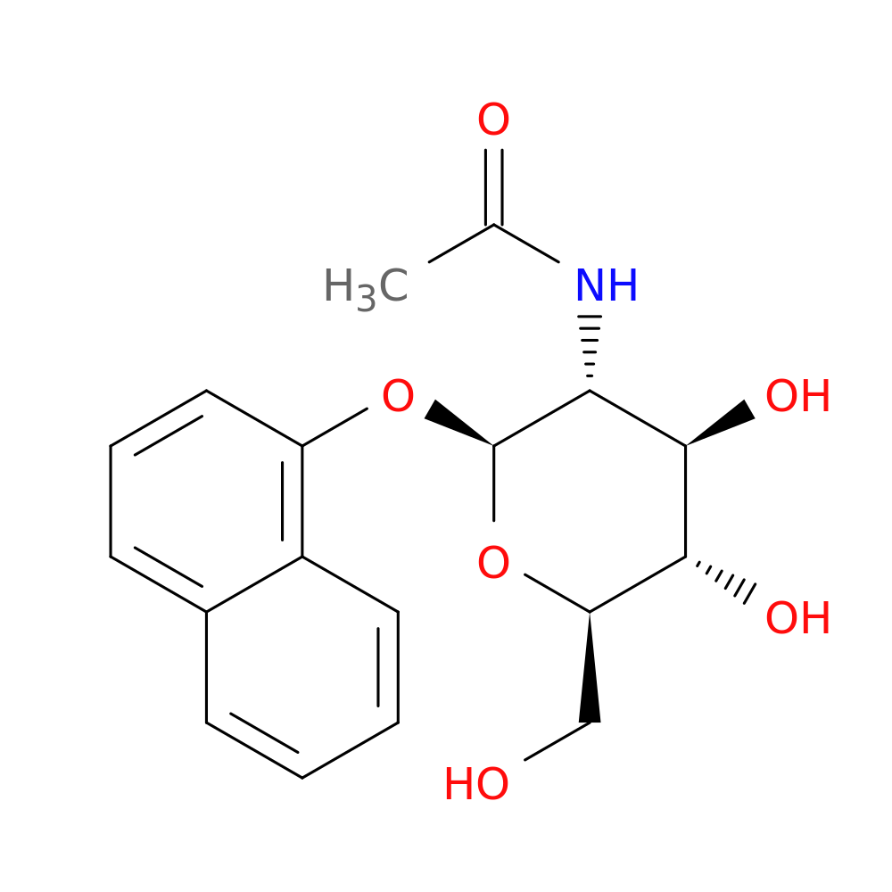 N-[(2S,3R,4R,5S,6R)-4,5-dihydroxy-6-(hydroxymethyl)-2-(naphthalen-1-yloxy)oxan-3-yl]acetamide