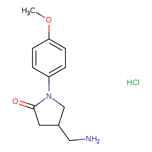 4-aminomethyl-1-(4-methoxyphenyl)-2-pyrrolidinone
