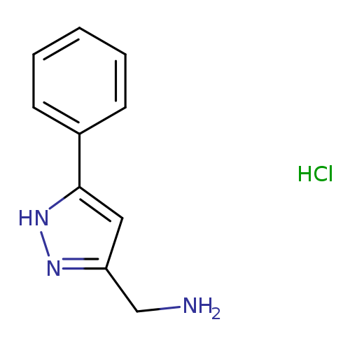[(5-Phenyl-1h-pyrazol-3-yl)methyl]amine hydrochloride